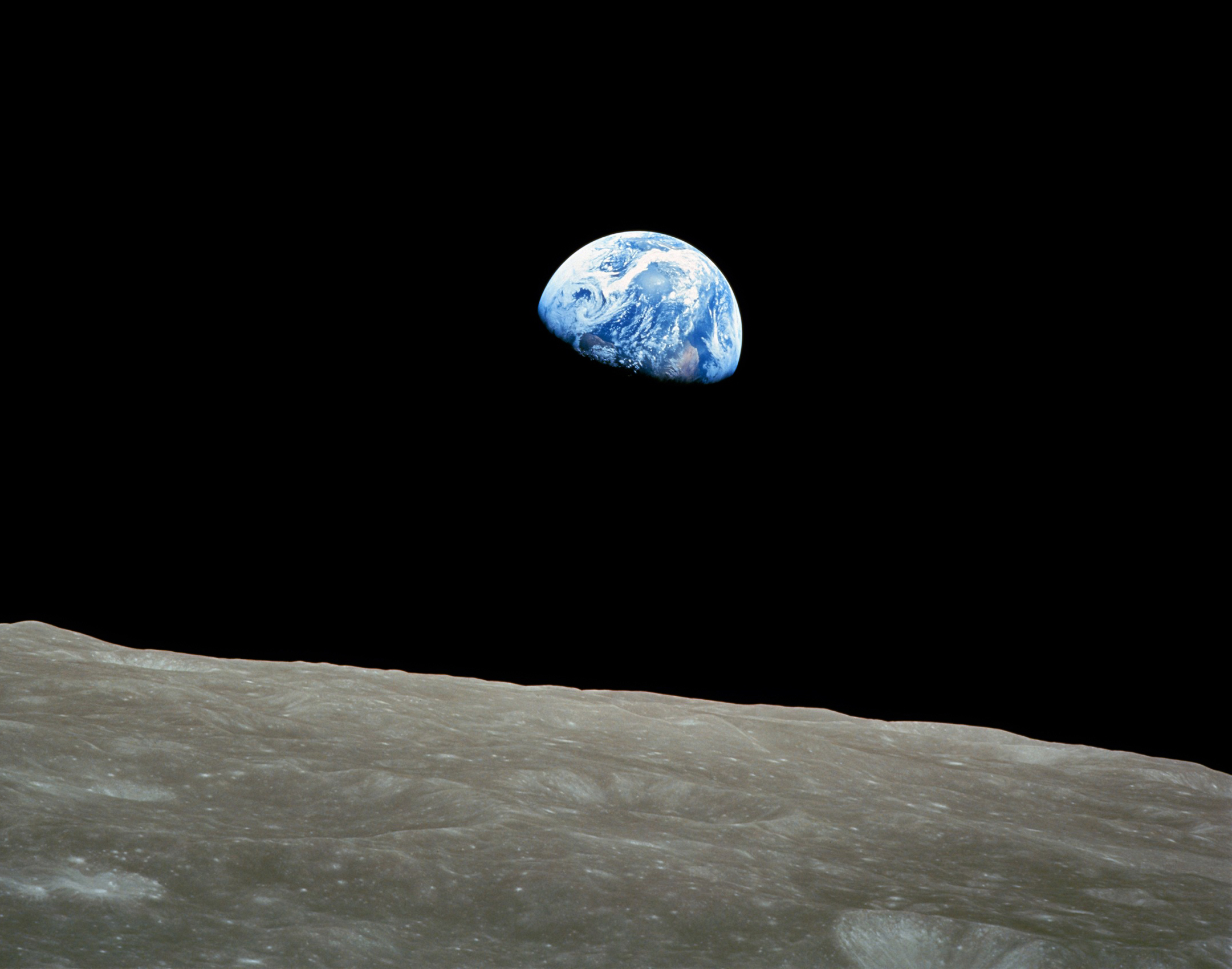 Earthrise as seen by Apollo 8 astronauts