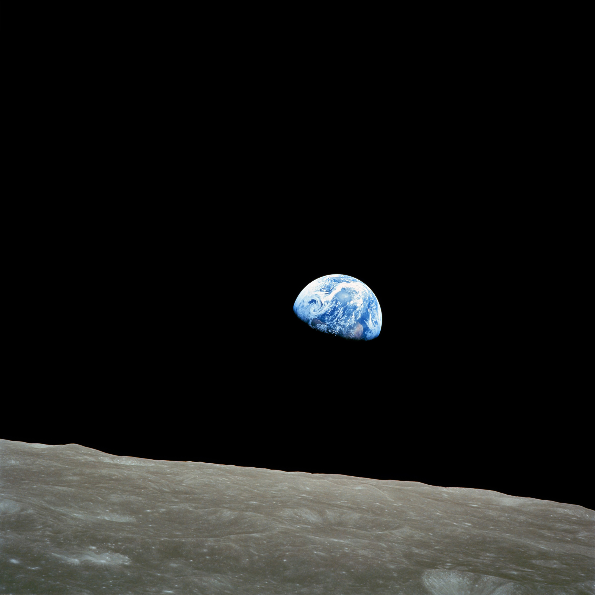 Earthrise as seen by Apollo 8 astronauts